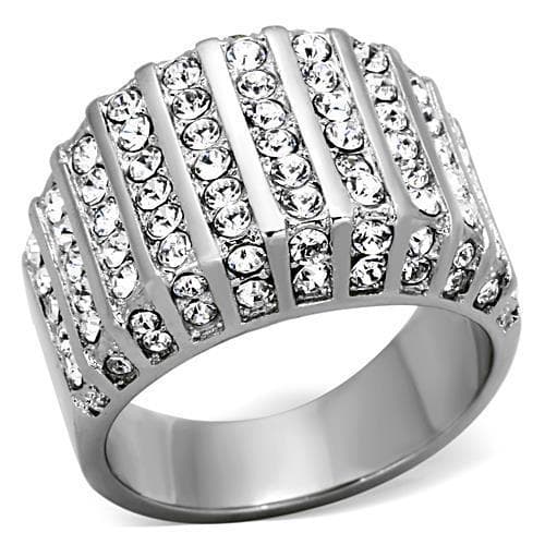 Stainless Steel Multi-Row Dome Ring