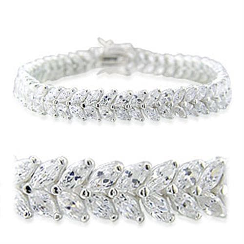 Sterling Silver Clear CZ Bracelet