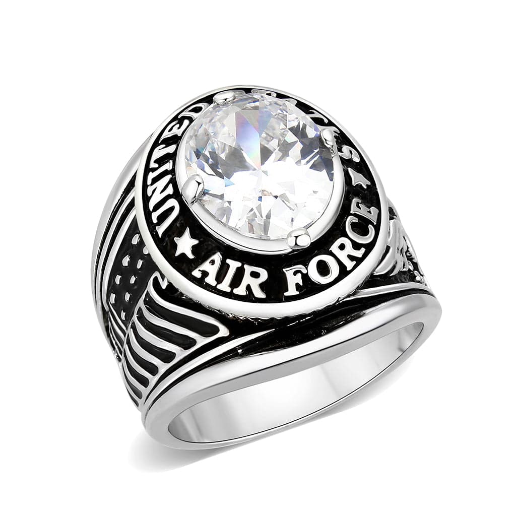 Brass Black Rhodium Ring