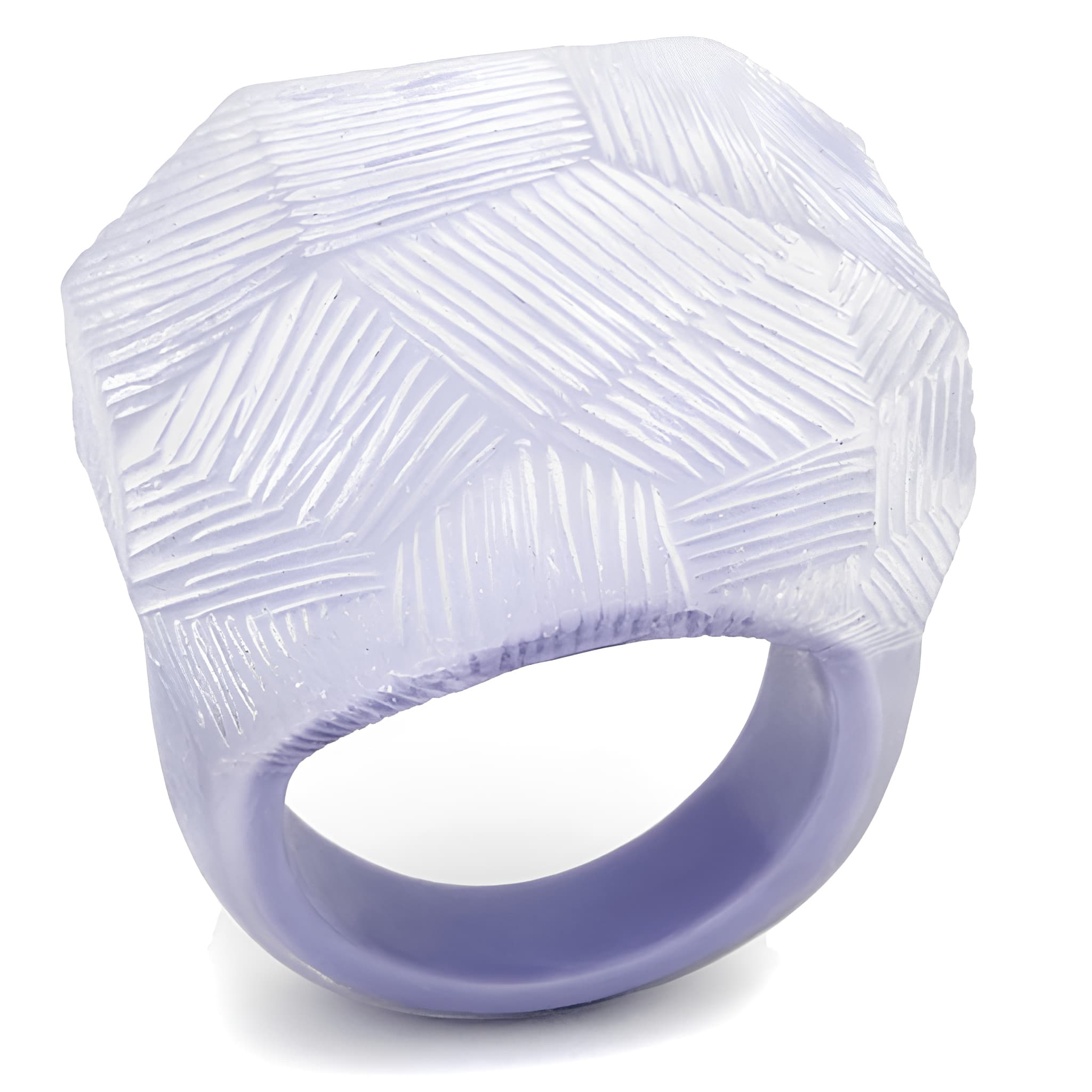 Lavender Resin Ring