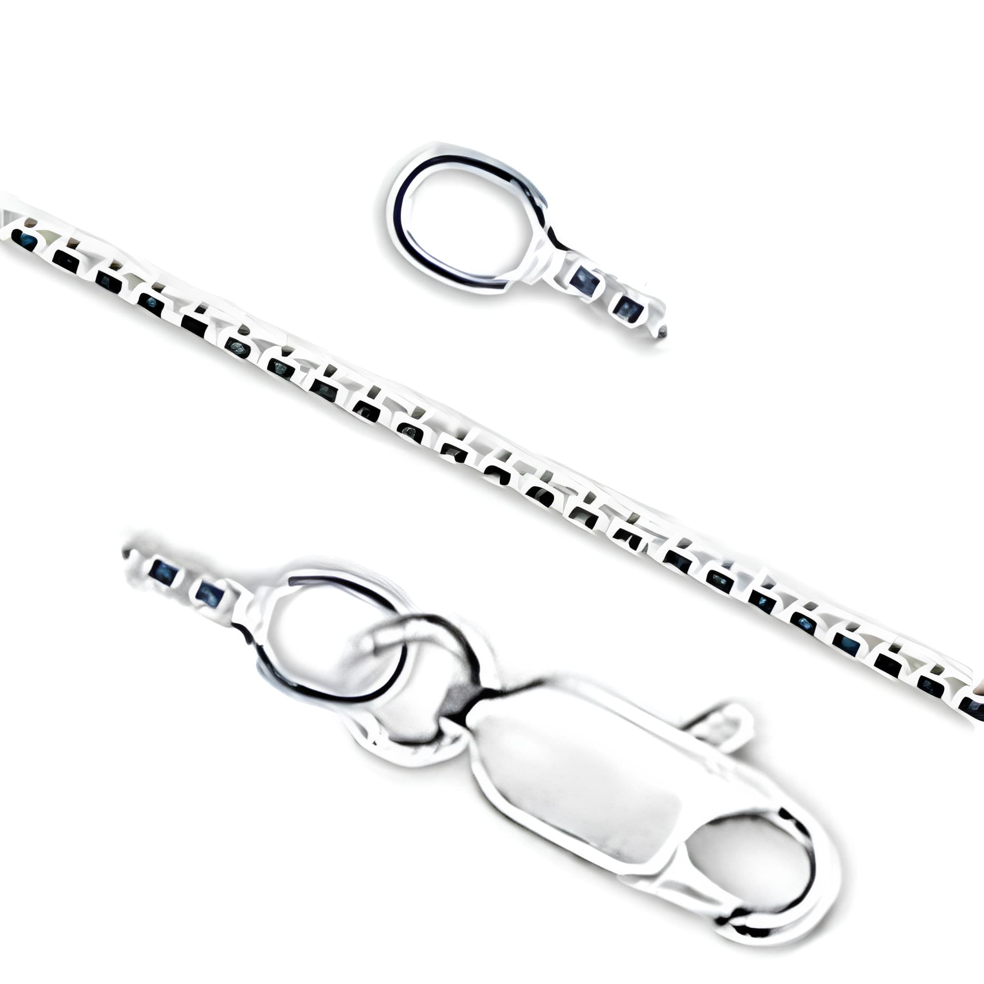Sterling Silver Box Chain Ring
