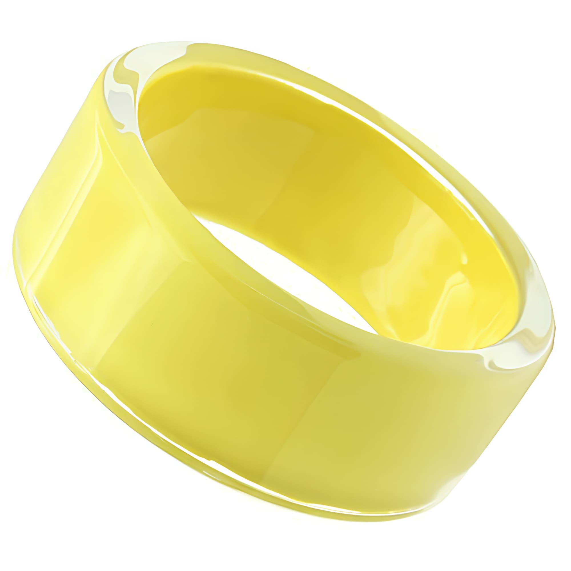 Resin Yellow Bangle