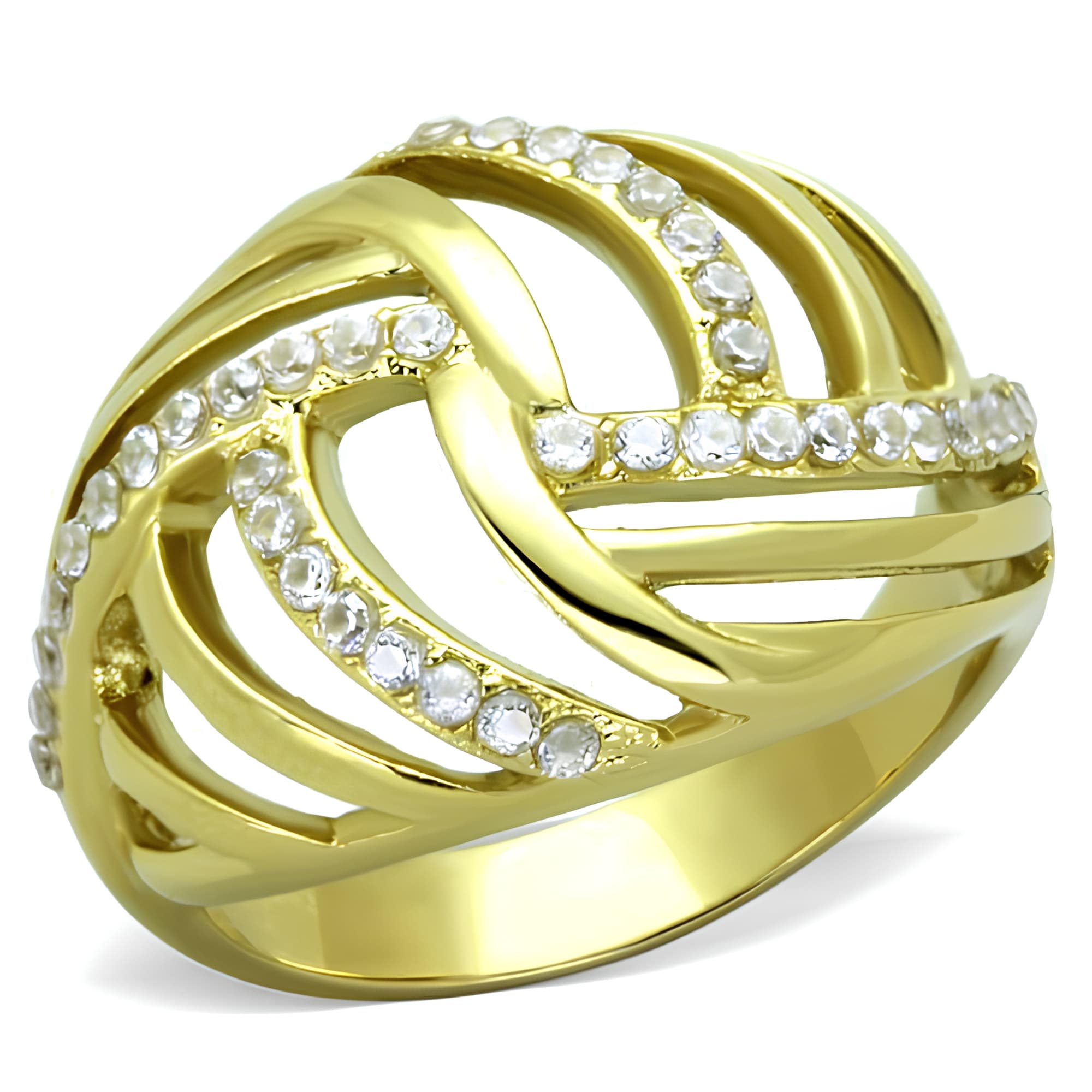 Stainless Steel Leaf Bypass Ring