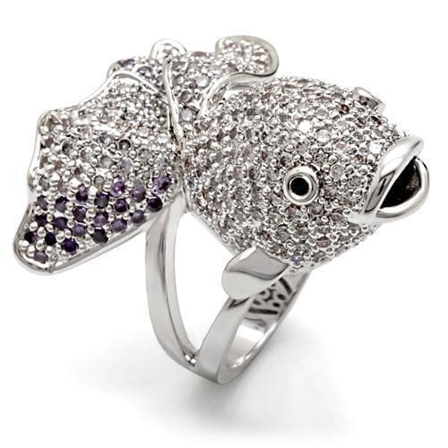 Brass Crystal Leopard Panther Ring | The Stainless Jewelry