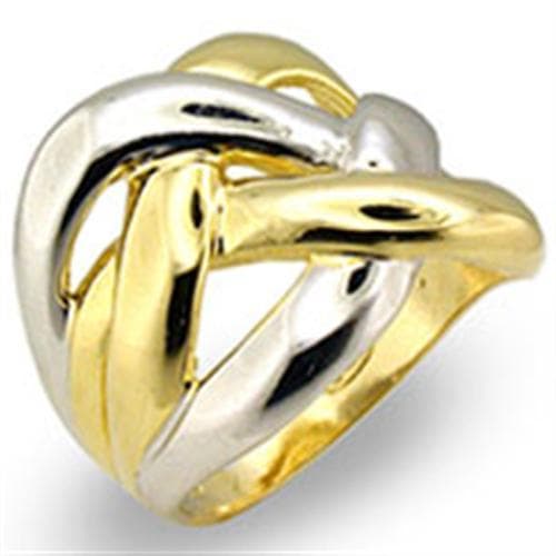 Sterling SilverTwo-Tone Gold Silver Knot Ring