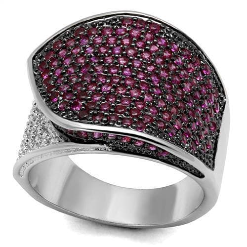 Brass Ruby Pave Dome Ring | The Stainless Jewelry