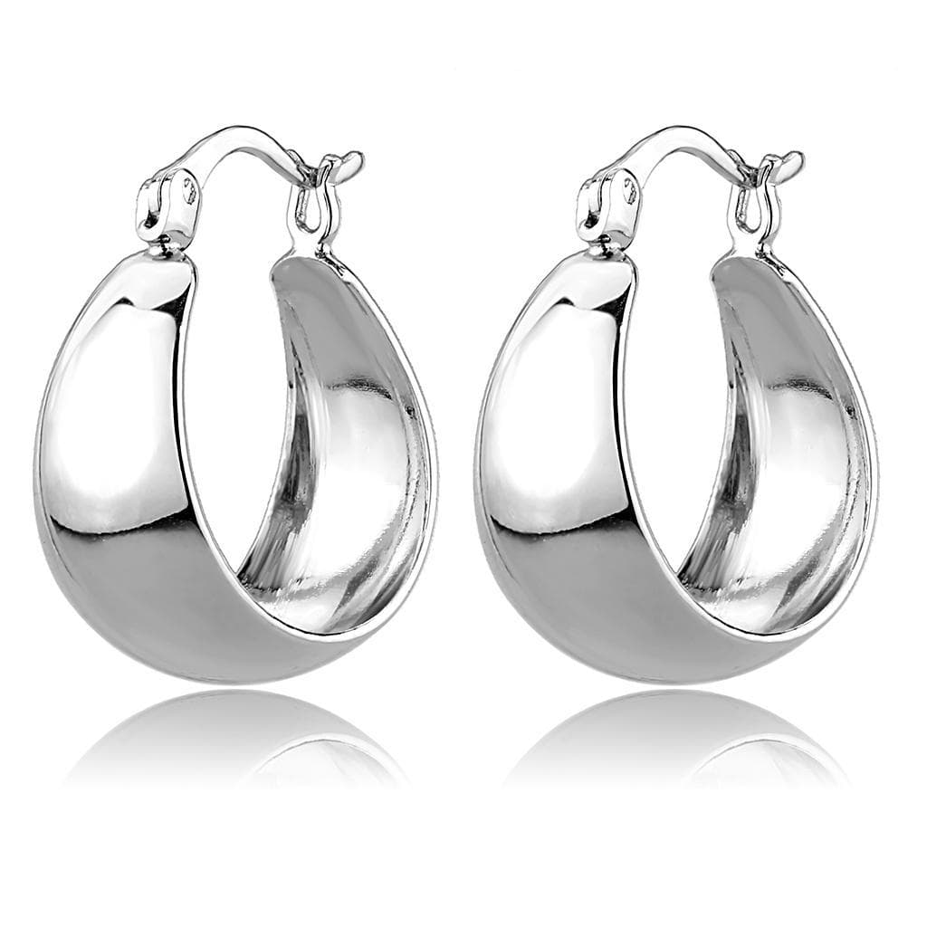 Brass Teardrop Hoop Earrings | The Stainless Jewelry