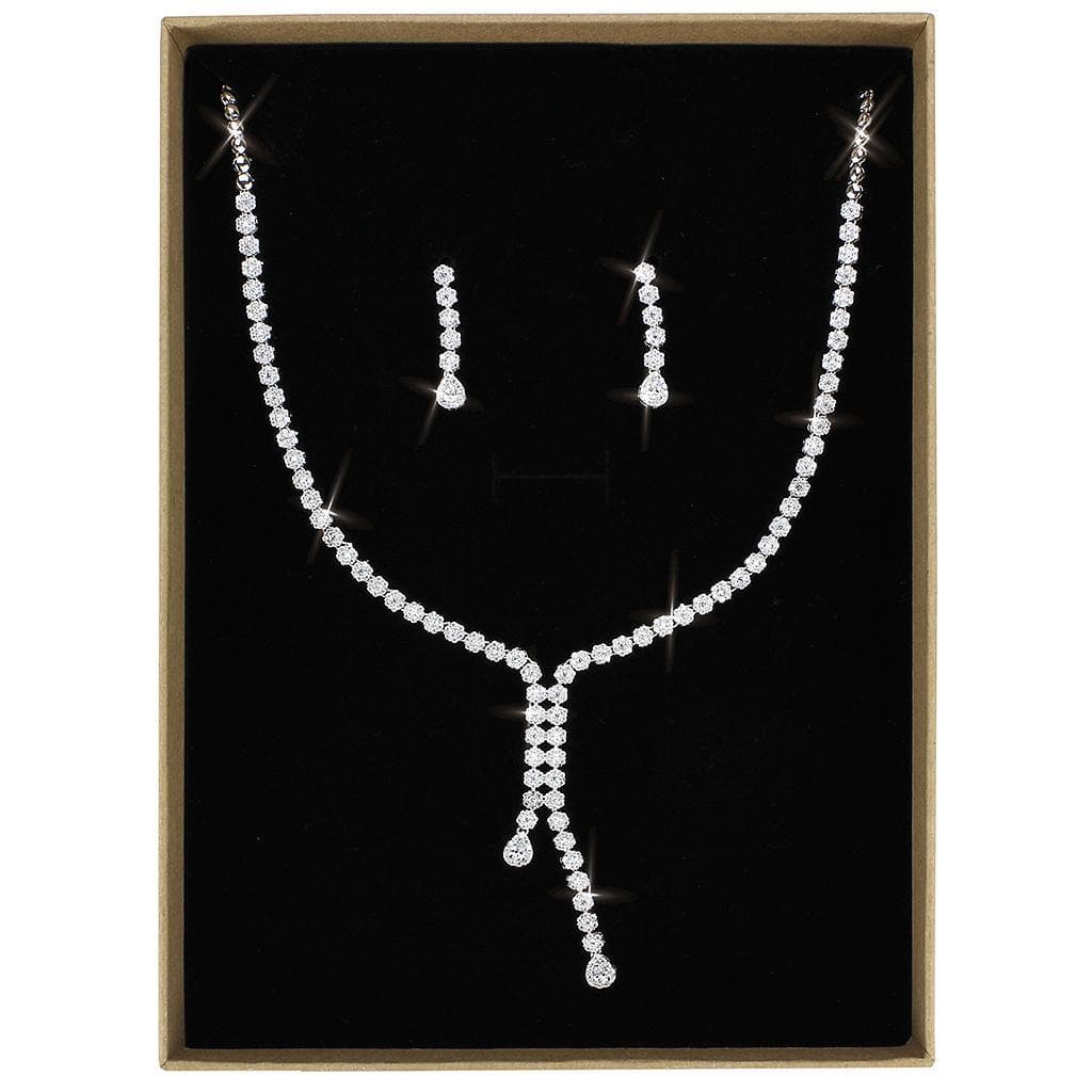 Brass Lariat Y Jewelry Set | The Stainless Jewelry