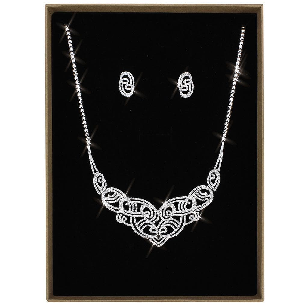 Brass Vine Filigree Jewelry Set | The Stainless Jewelry