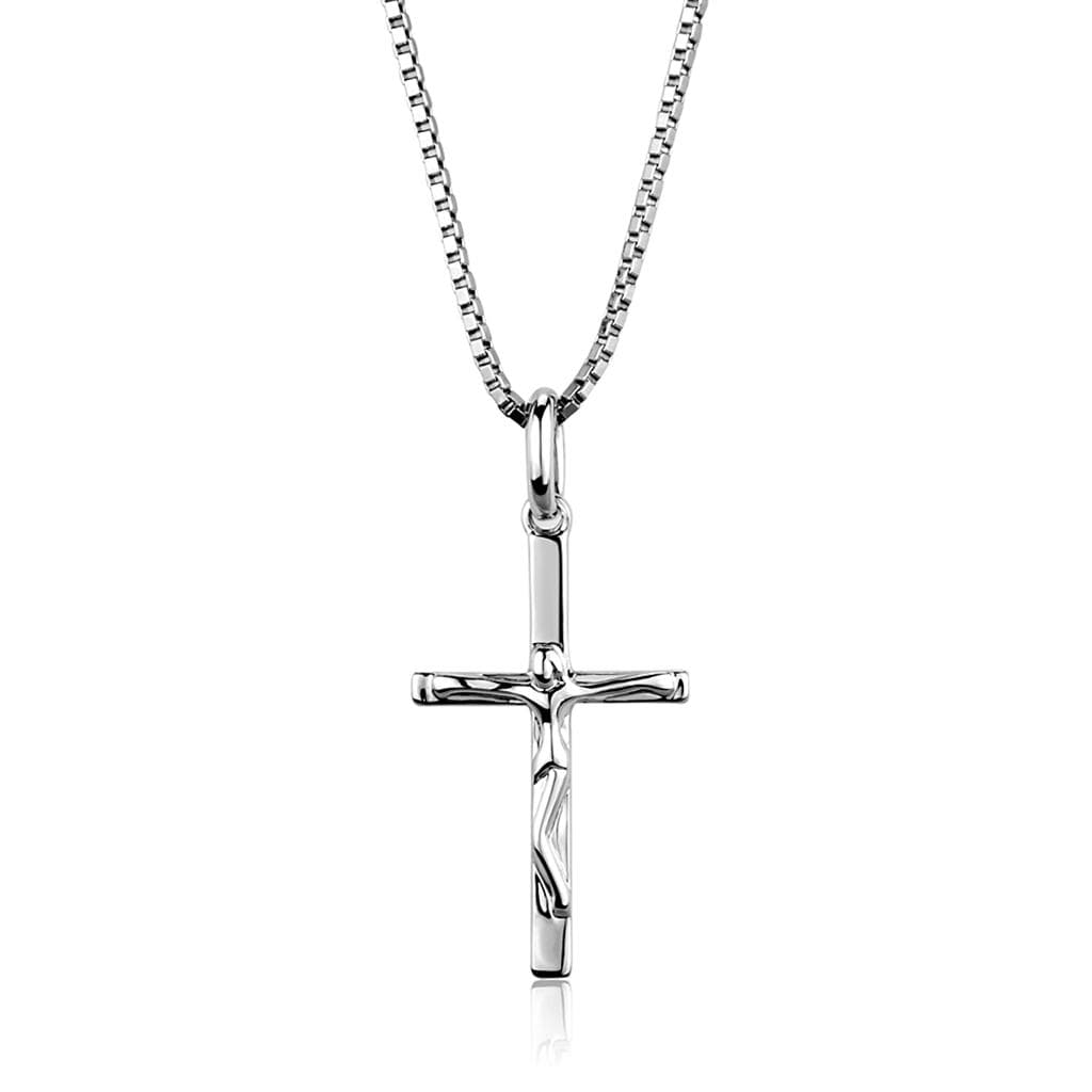 Brass Polished Crucifix Cross Pendant | The Stainless Jewelry