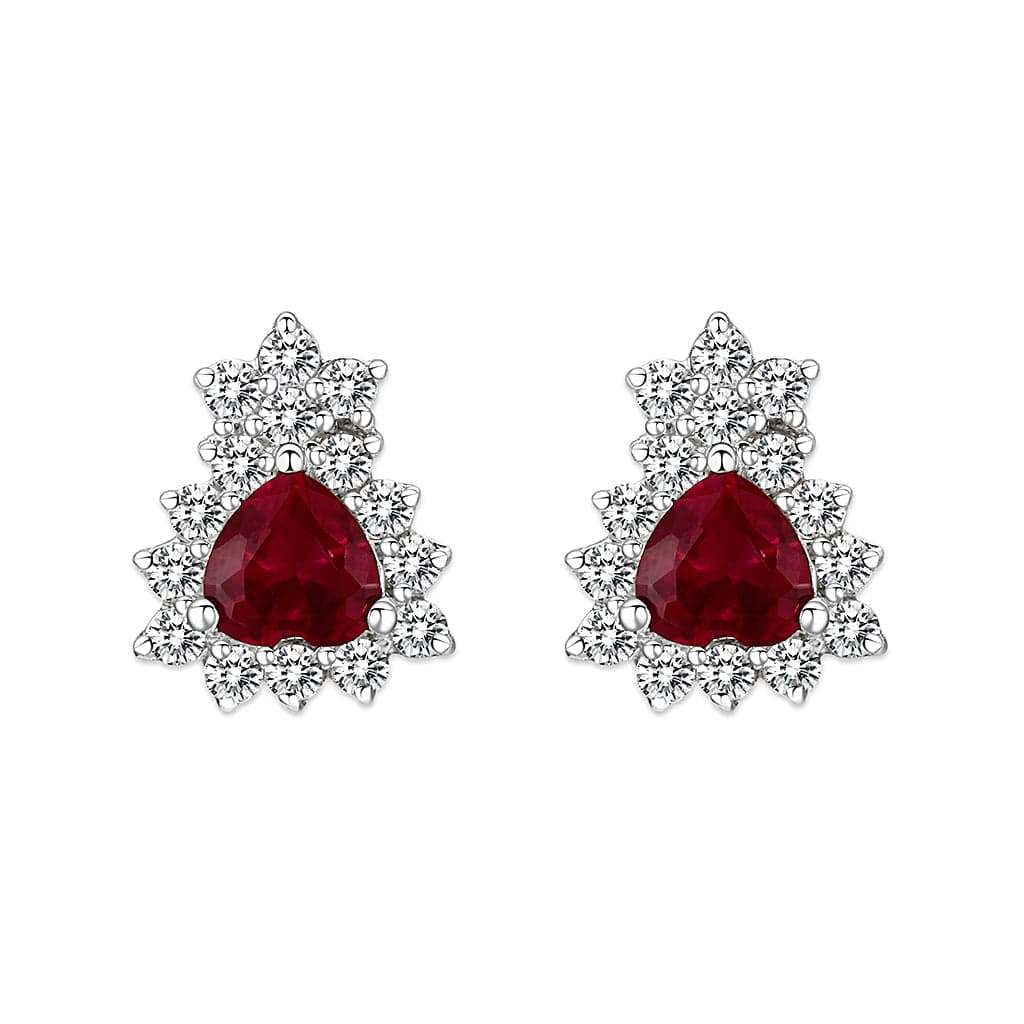 Sterling Silver CZ Drop Earrings | The Stainless Jewelry
