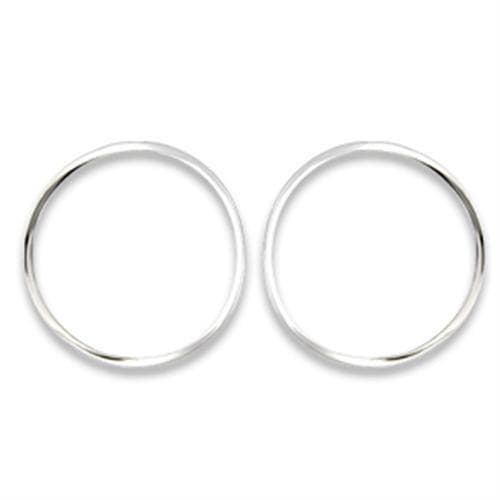 Brass Plain Thin Round Hoop Earrings | The Stainless Jewelry