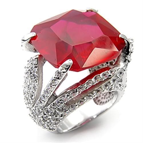 Sterling Silver Ruby Ring | The Stainless Jewelry