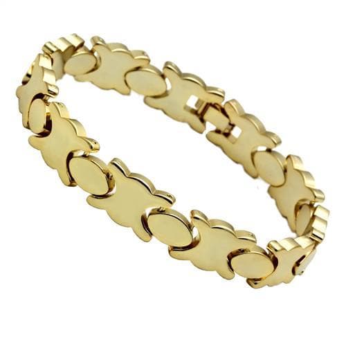 Brass Gold Polished Panther Link Bracelet | The Stainless Jewelry