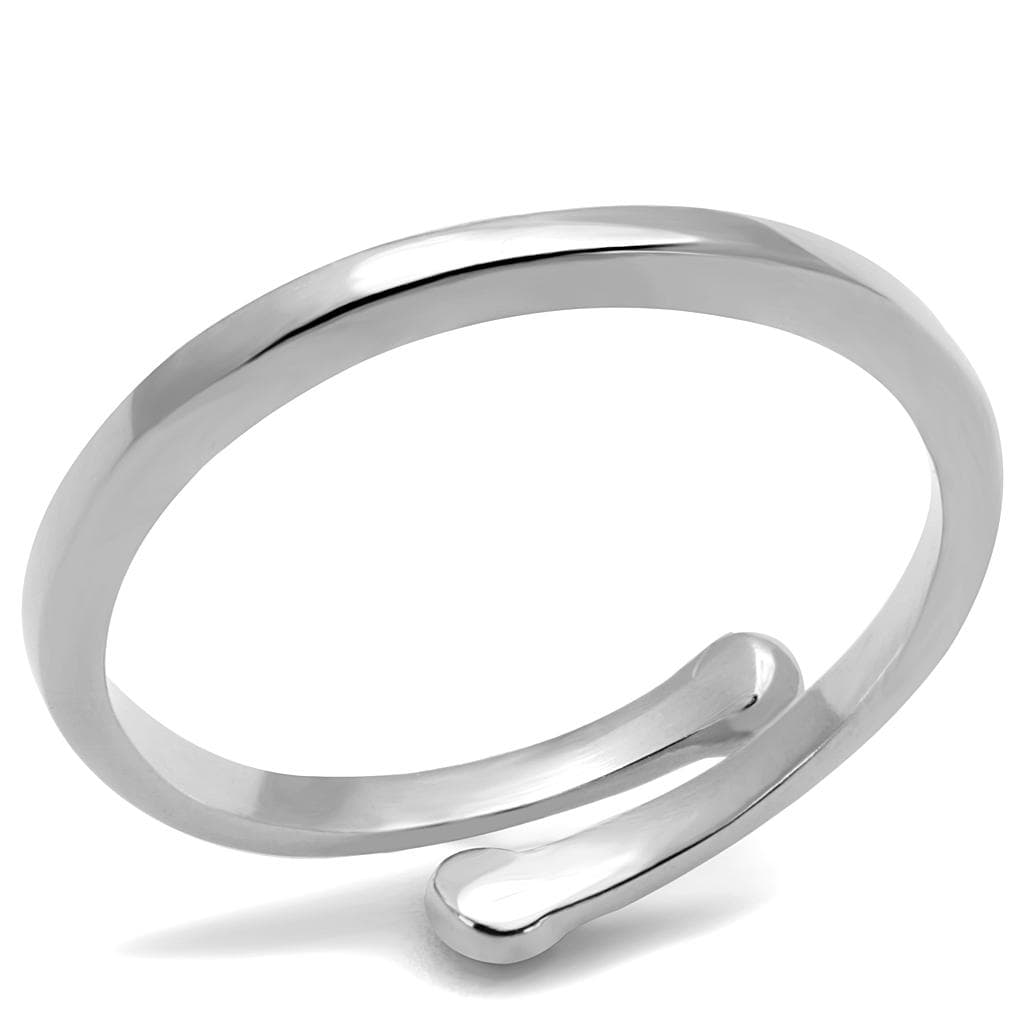 Brass Silver Plain Adjustable Toe Ring | The Stainless Jewelry