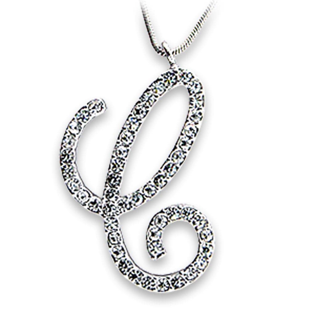 Brass Letter C Ornate Pendant | The Stainless Jewelry