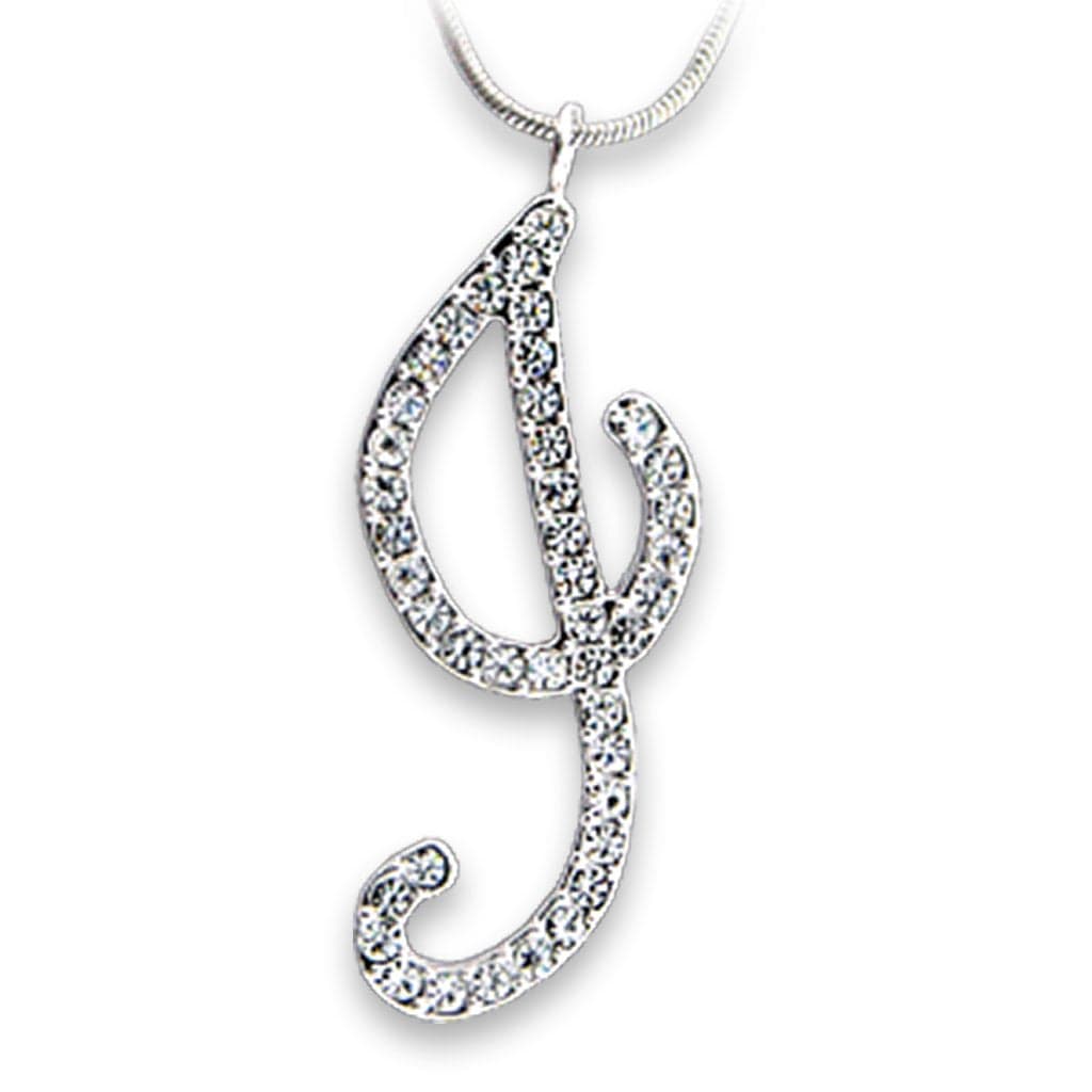 Brass Letter G Ornate Pendant | The Stainless Jewelry