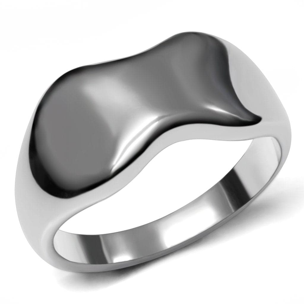 Stainless Steel Organic Curve Ring | The Stainless Jewelry