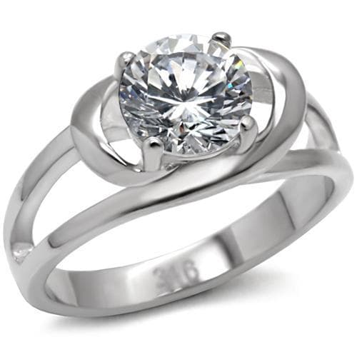 Stainless Steel Round Twist Shank Ring | The Stainless Jewelry