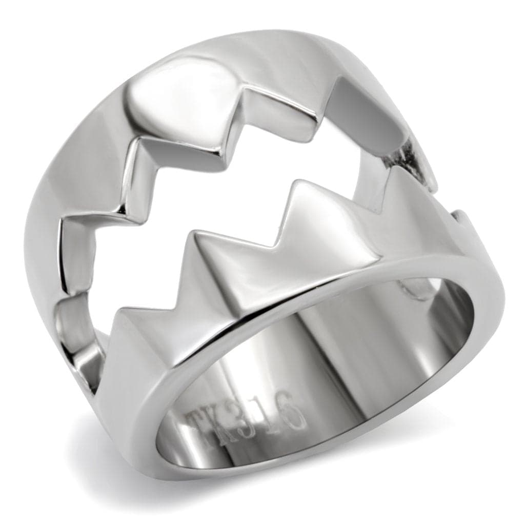 Stainless Steel Puzzle Heart Ring | The Stainless Jewelry