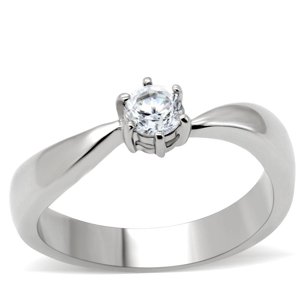 Stainless Steel Round Petite Ring | The Stainless Jewelry
