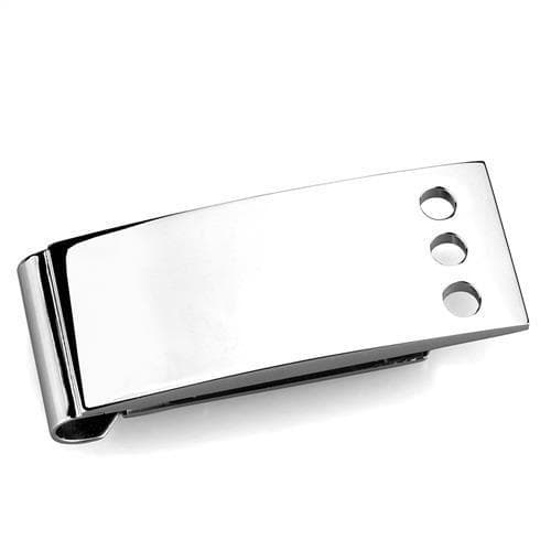 Stainless Steel Emerald Round Money Clip | The Stainless Jewelry