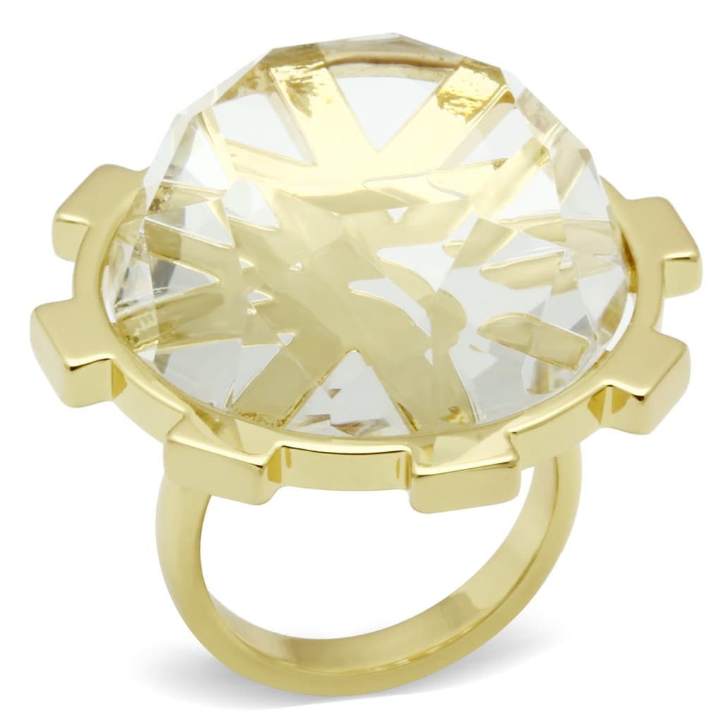 Brass Twisted Metal Band Ring | The Stainless Jewelry