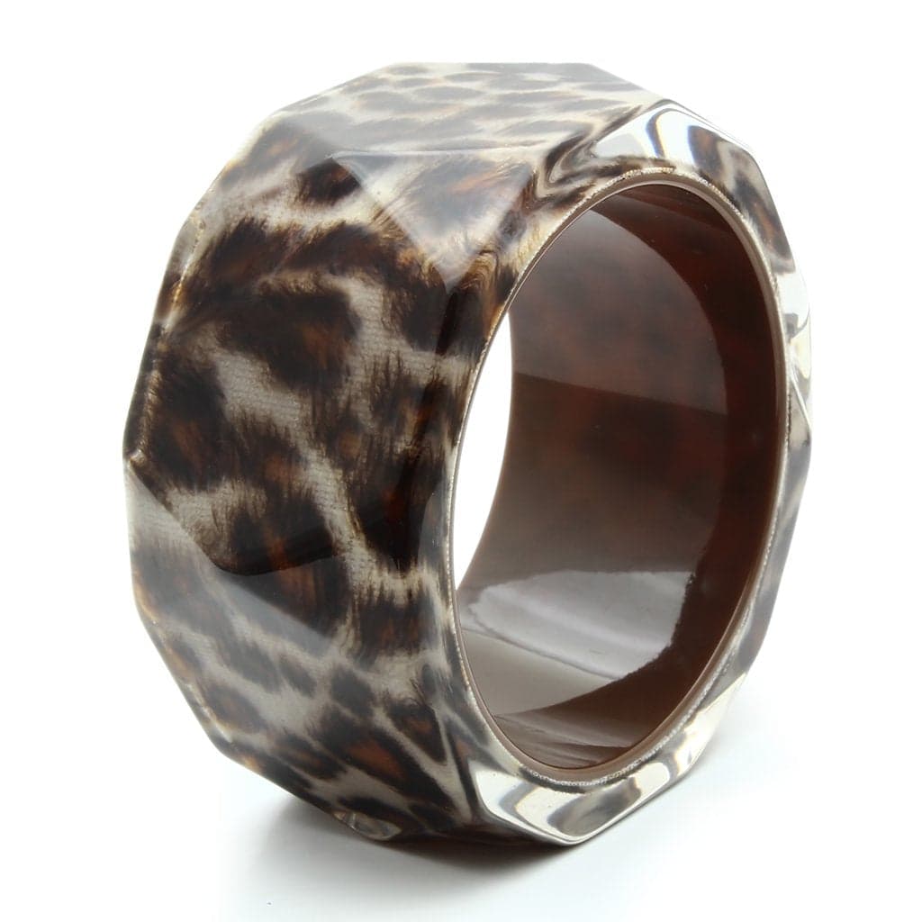 Resin Rose Gold Mini Bar Stud Bangle | The Stainless Jewelry