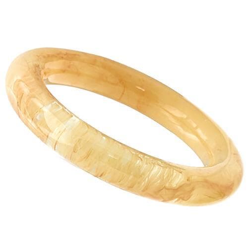 Resin Lavender Enamel Bangle | The Stainless Jewelry