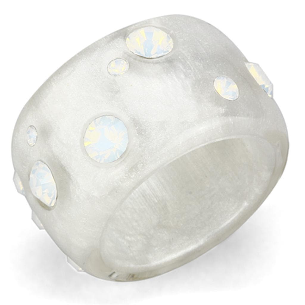 Resin Turquoise Studded Ring | The Stainless Jewelry
