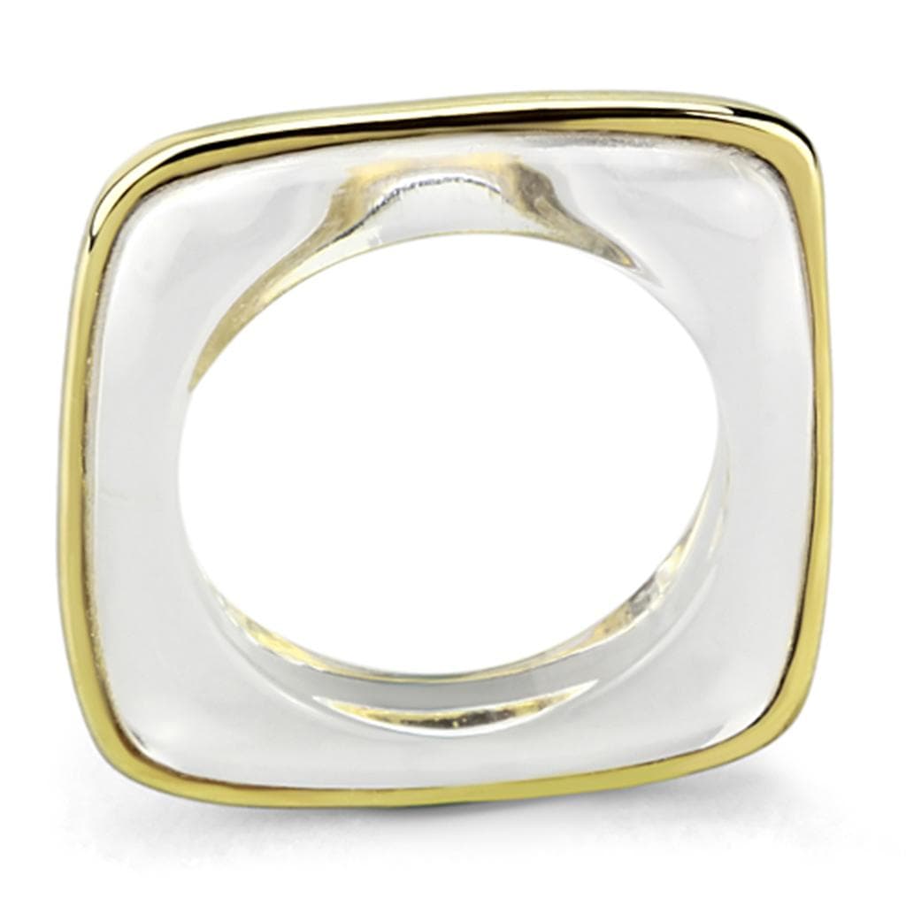 Brass Turquoise Oval Ring | The Stainless Jewelry