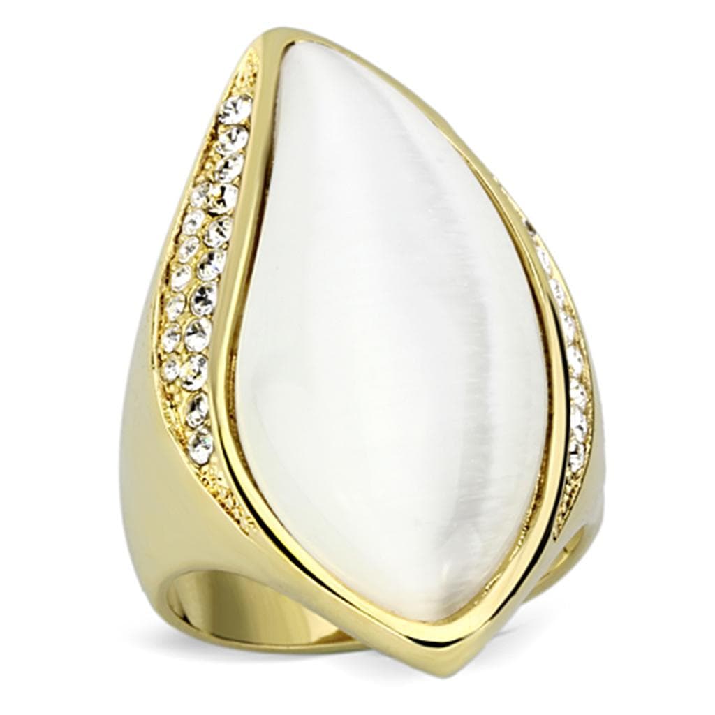 Brass Ivory Charm Ring | The Stainless Jewelry