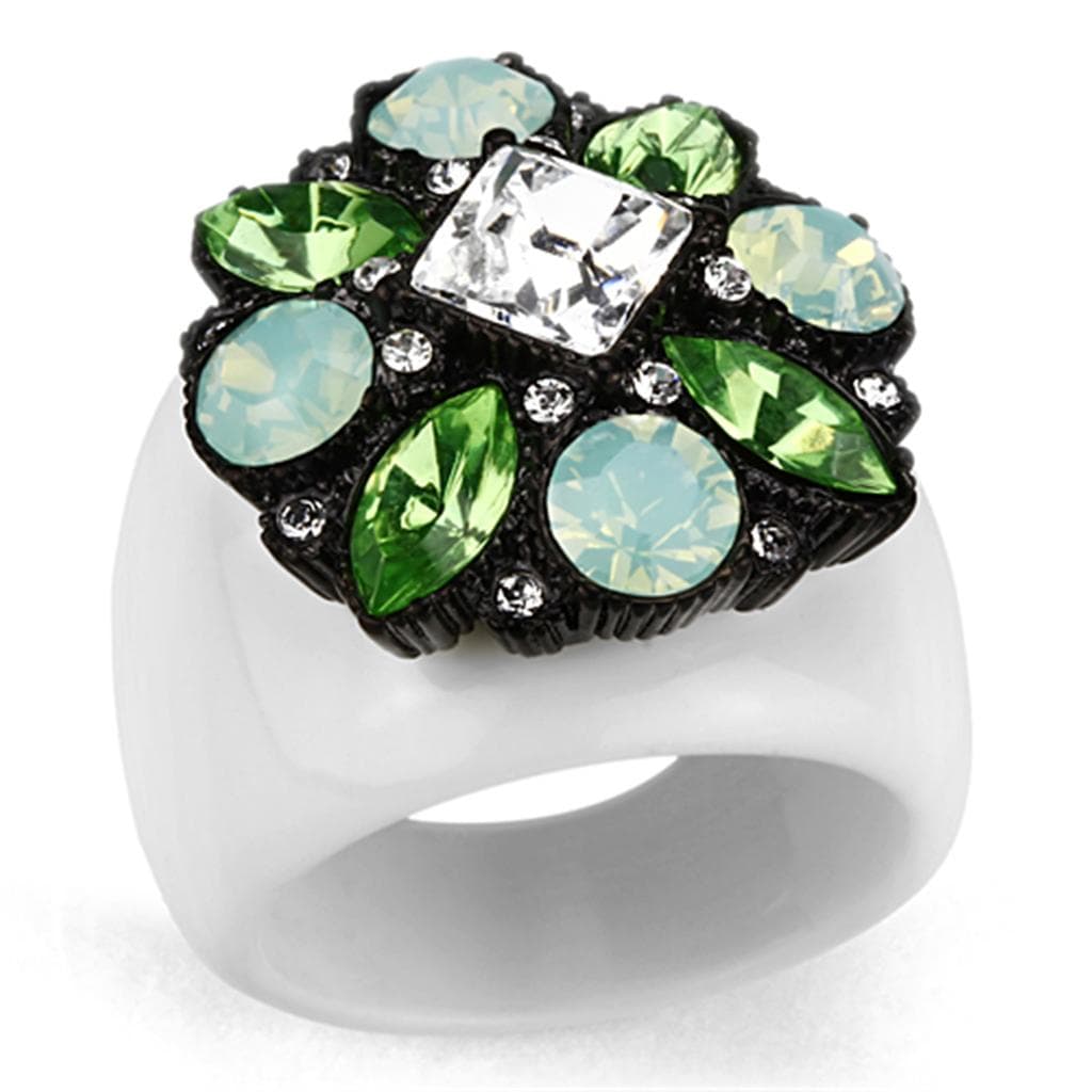 Brass Multi Enamel Band Ring | The Stainless Jewelry