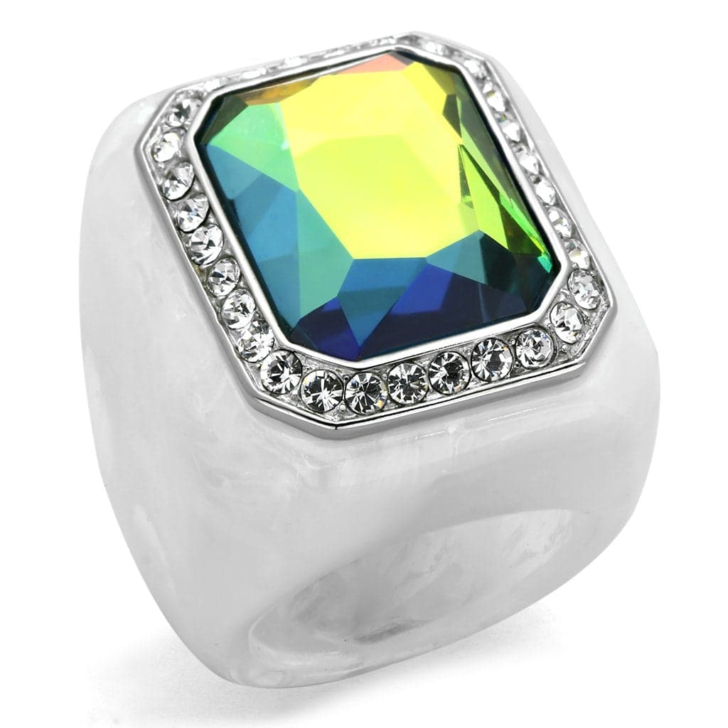 Stainless Steel Bouquet Pattern Ring | The Stainless Jewelry