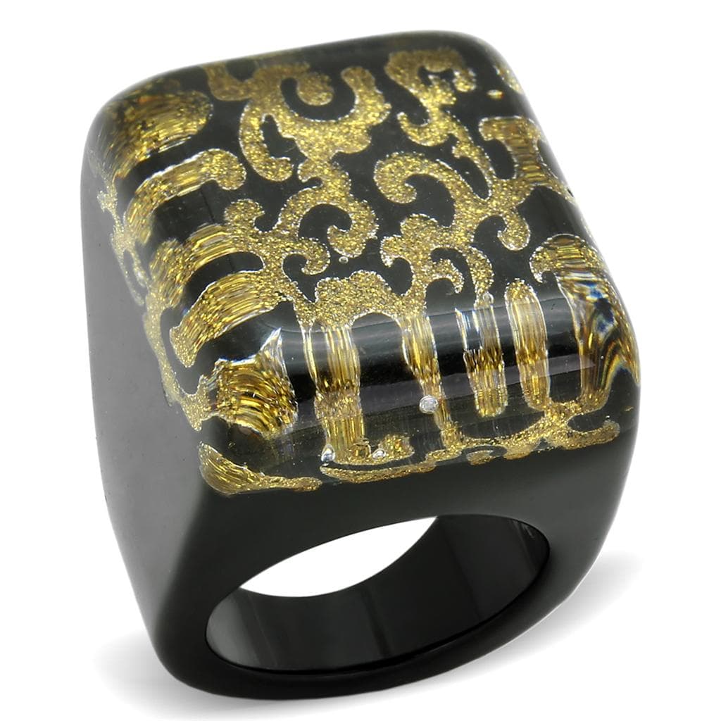 Resin Purple Resin Ring | The Stainless Jewelry