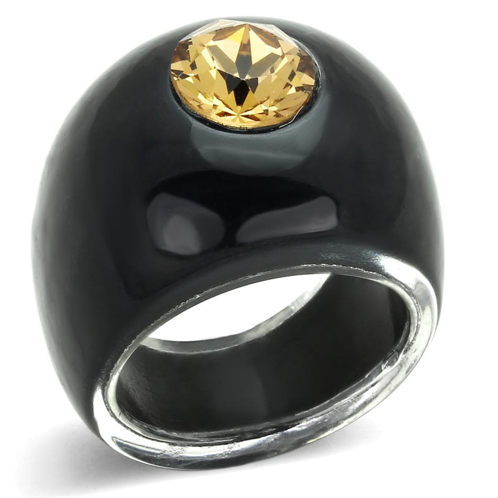 Resin White Cuff Ring | The Stainless Jewelry