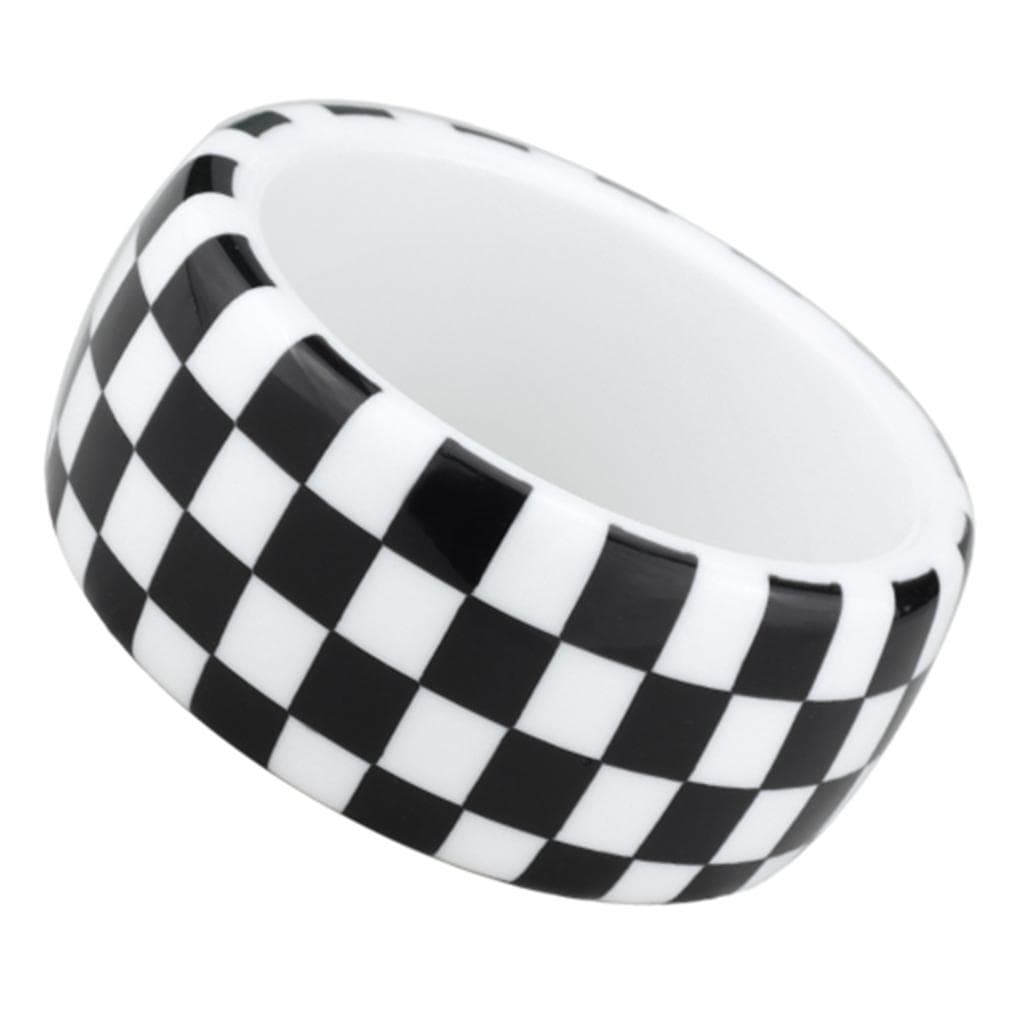 Resin Green Enamel Bangle | The Stainless Jewelry